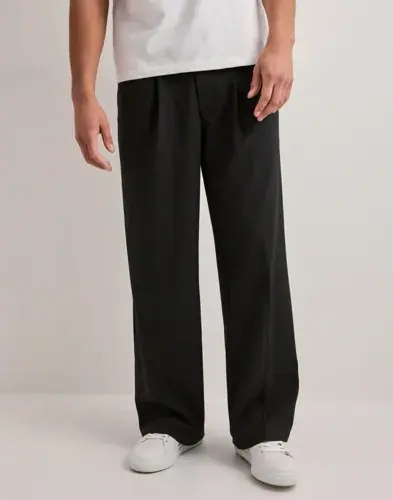 Woodbird Woodbird Wbbin Guan Pants Slacks Svart