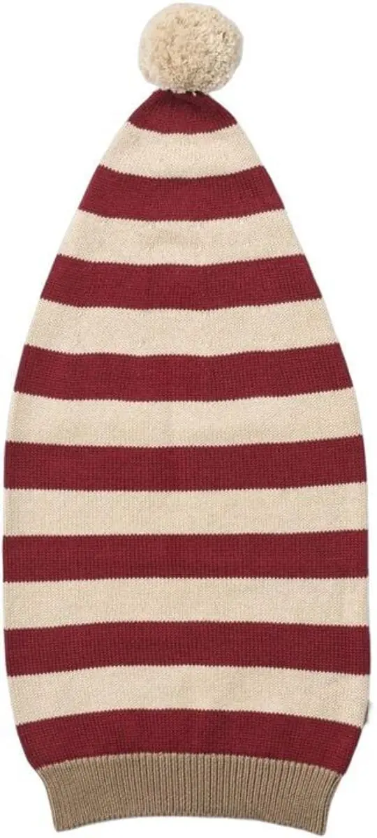 Wheat Wheat, Knitted Christmas Hat, red stripe