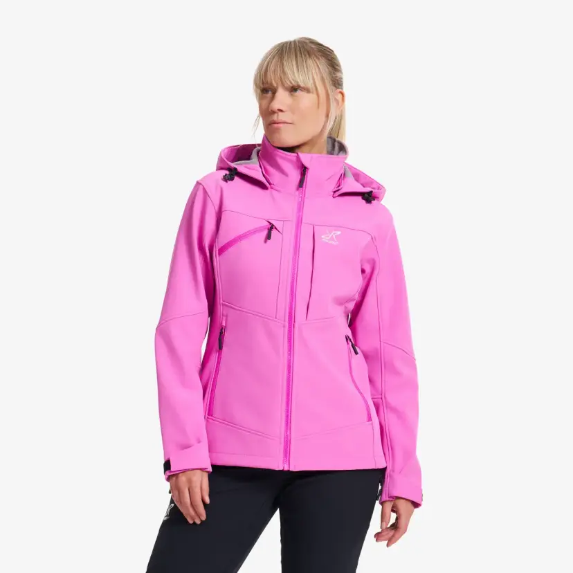 RevolutionRace Hiball Softshell Jacket Dame Phlox Pink