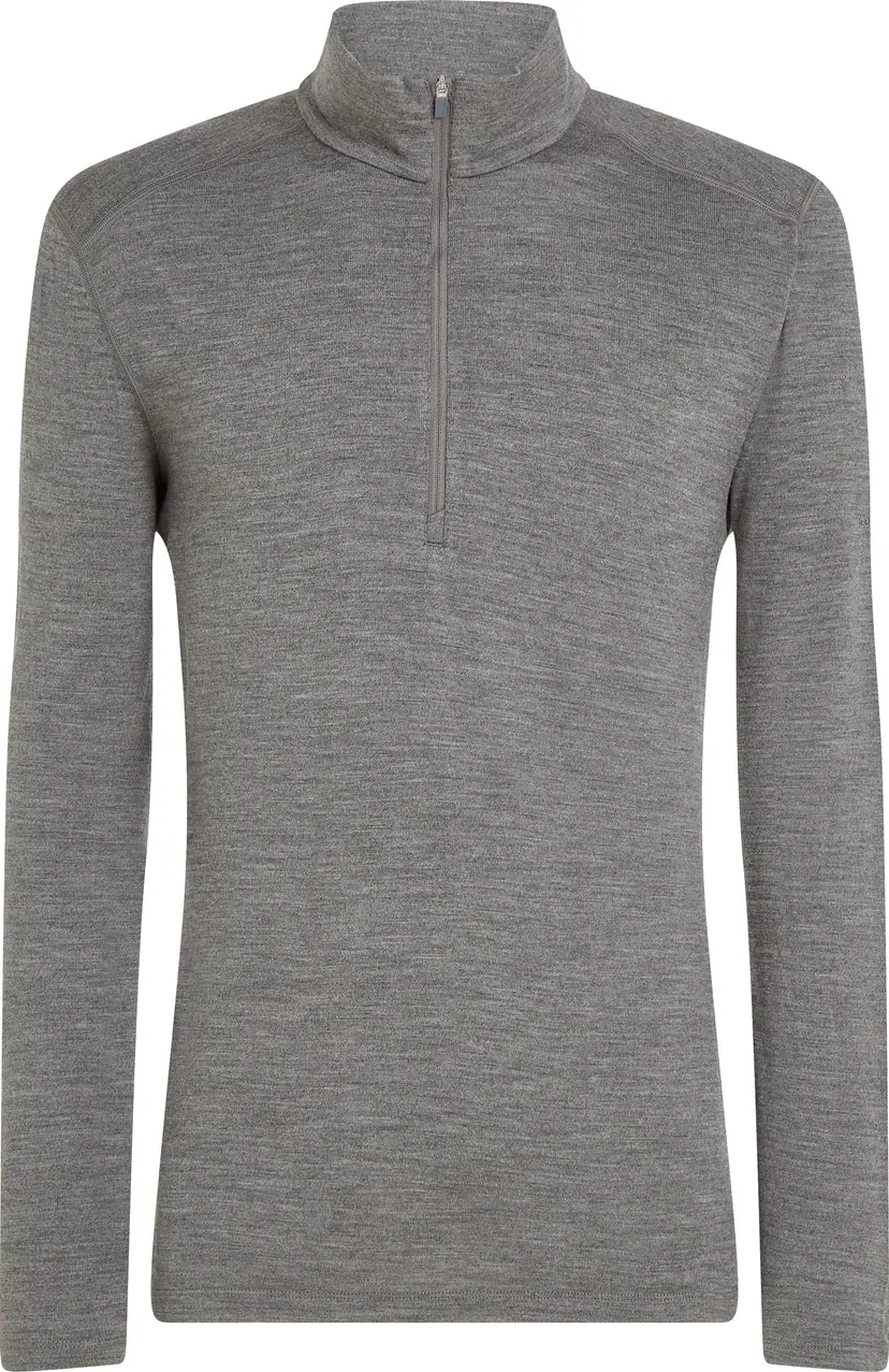 Icebreaker Icebreaker Men's 260 Tech Longsleeve Half Zip Gritstone Heather