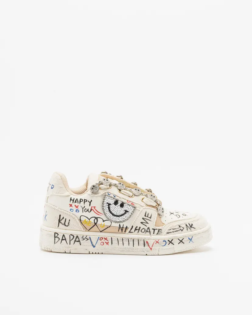 Nan-Ku Couture Nan-Ku Couture EFE-05 Beige Sneakers