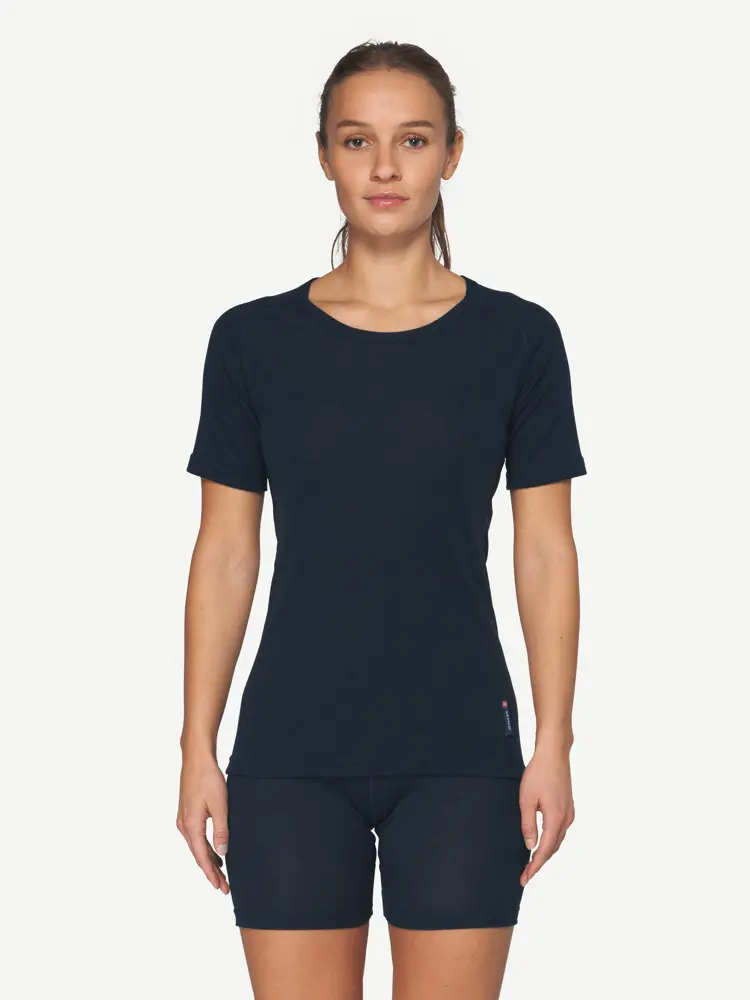 Devold Devold - Adventure Merino 190 T-skjorte Dame - Large - Blå