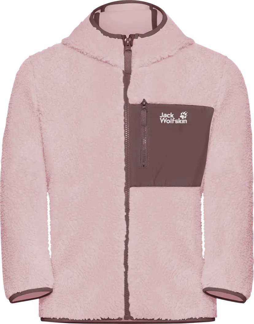 Jack Wolfskin Jack Wolfskin Kids' Ice Curl Hood Jacket Dusty Blush