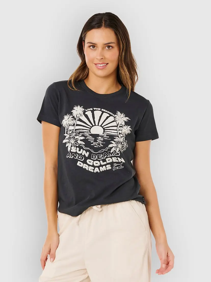 Rip Curl Rip Curl Sun Beams Standard T-skjorte svart