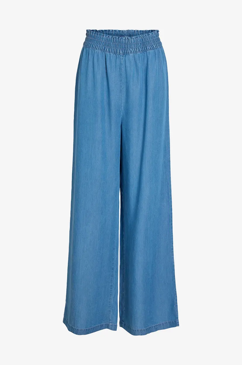 Vila Bukser viGivani HW Wide Pant - Blå