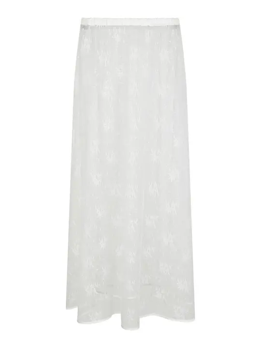 Neo Noir Neo Noir - Loreta Lace Sequins Skirt - White