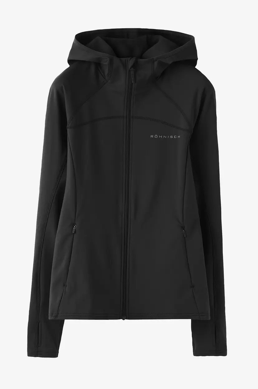 Rohnisch Tracksuit-jakke Thermaflow Hood Full Zip - Svart