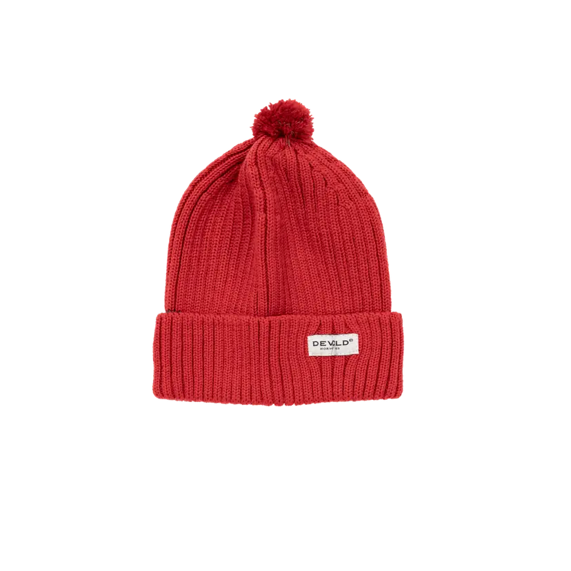 Devold Devold - Skolma Merino Lue Barn - Size 54 - Rød