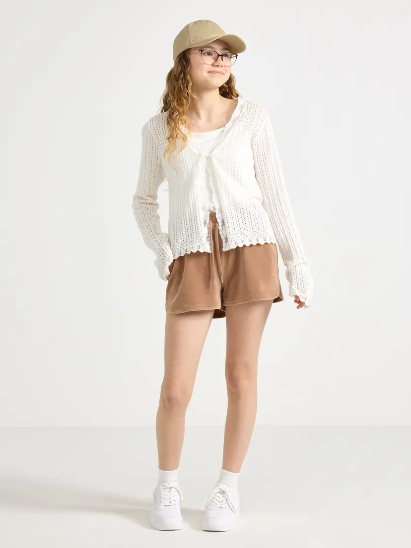 Lindex Shorts i velur