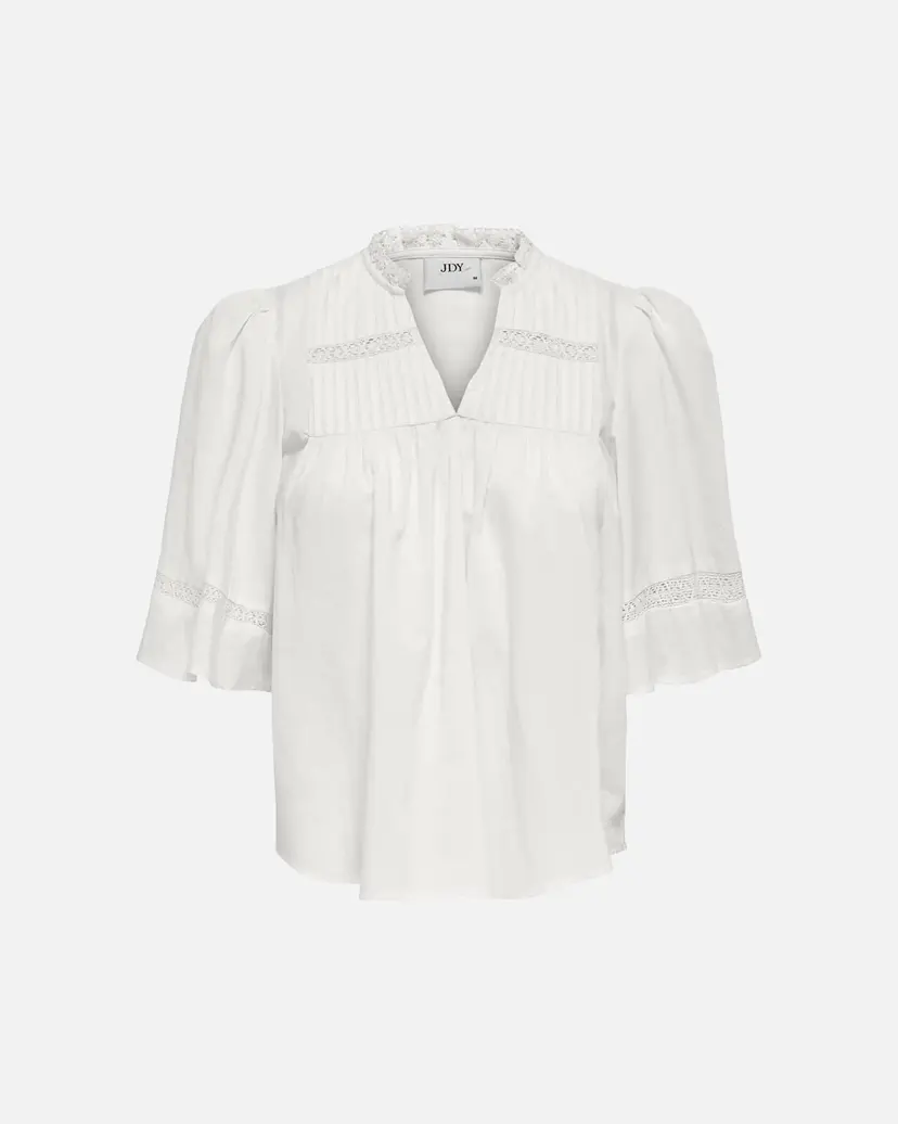 JDY Topp Julie - Hvit - Str XS