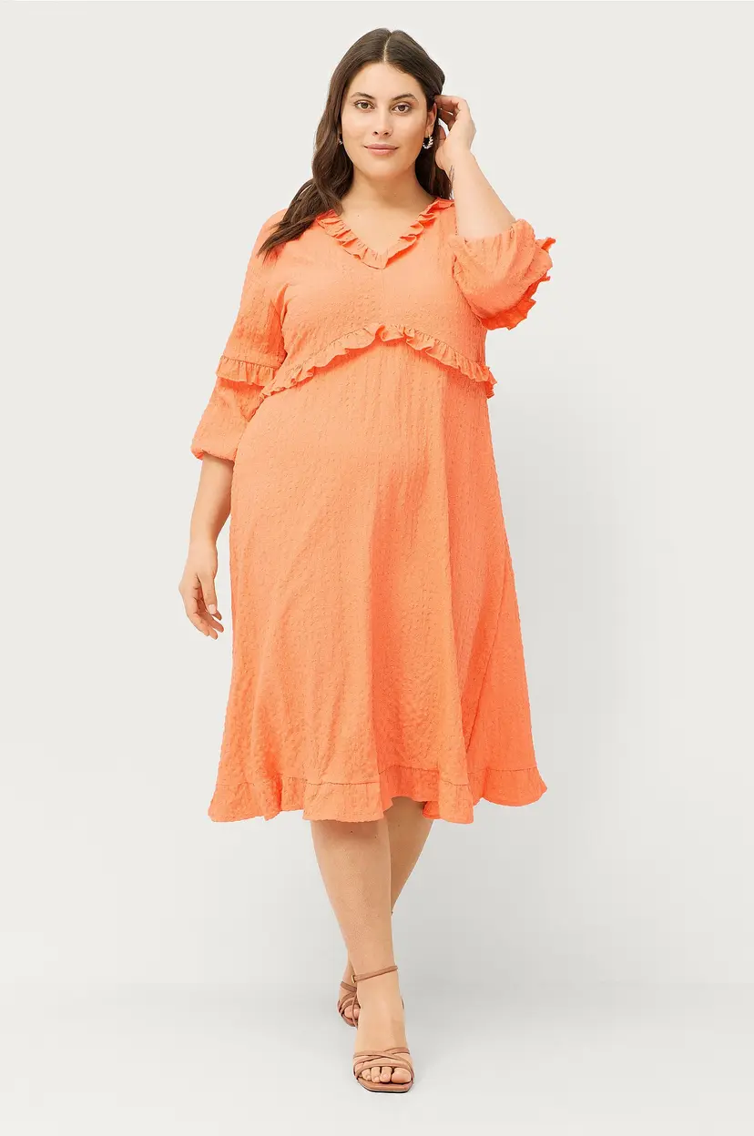 Ellos Plus collection Kjole Molly - Orange