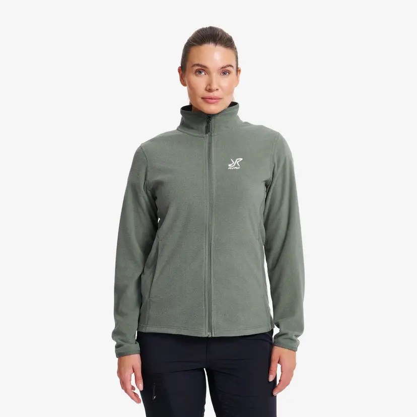 RevolutionRace Hiker Full-zip Fleece Dame Balsam Green