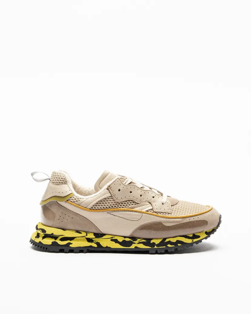 Hidnander Hidnander Threedome Zero Taupe Sneakers