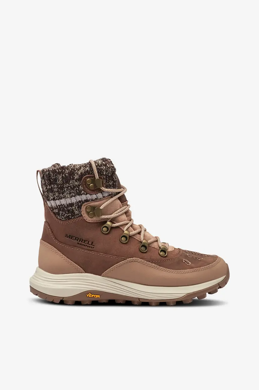 Merrell Vinterskoletter Siren 4 Thermo Mid Zip WP W - Brun