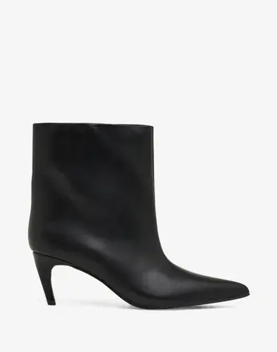 Nelly Nelly - Svart - Mid Heel Ankel Boot
